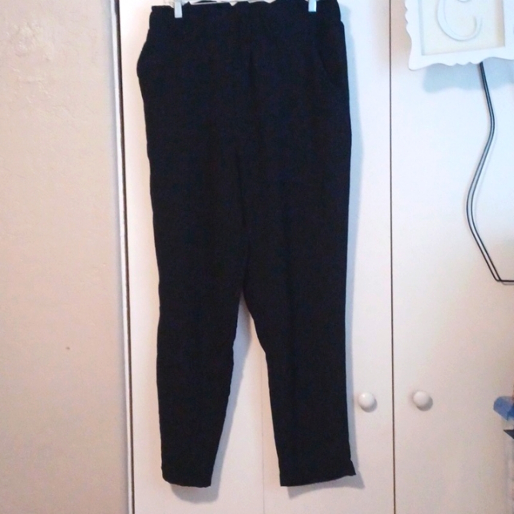 SO, Womens Black Wide Elastic Waistband with belt loops SZ XXL